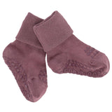Gobabygo Misty Plum Non-Slip Strømper Bambus