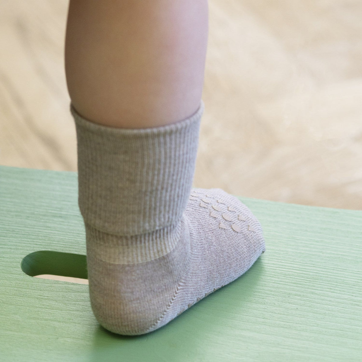 Gobabygo Sand Non-Slip Strømper Bambus