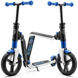 Scoot and ride - Highwayfreak scooter med sæde - blå