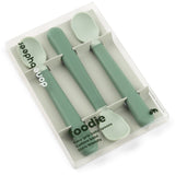 DonebyDeer Foodie Easy-Grip Babyske 3-Pak Grøn