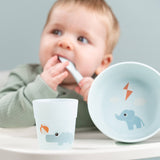 DonebyDeer Foodie Første Spisesæt Playground Blå