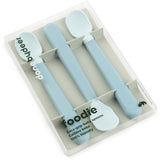 DonebyDeer Foodie Easy-Grip Babyske 3-Pak Blå