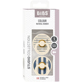 Bibs Ivory Steel Blue Mix Studio Colour 2-pack Pin Latex