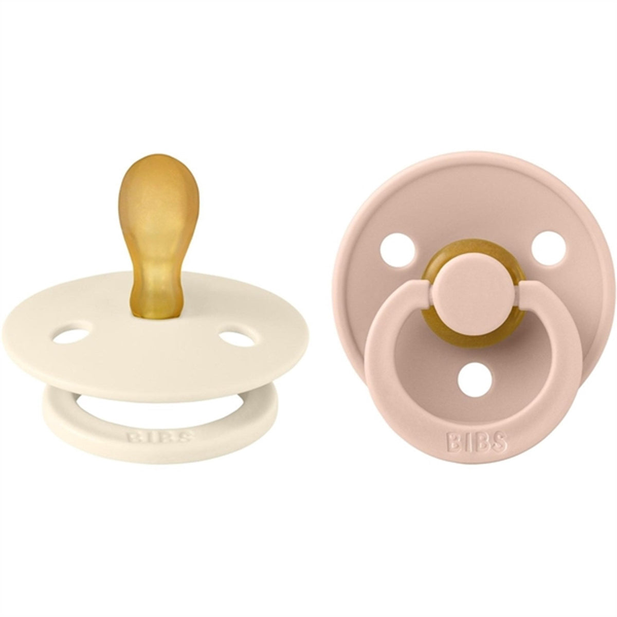 Bibs Colour Latex Symmetriske Sutter 2-pak Ivory/Blush