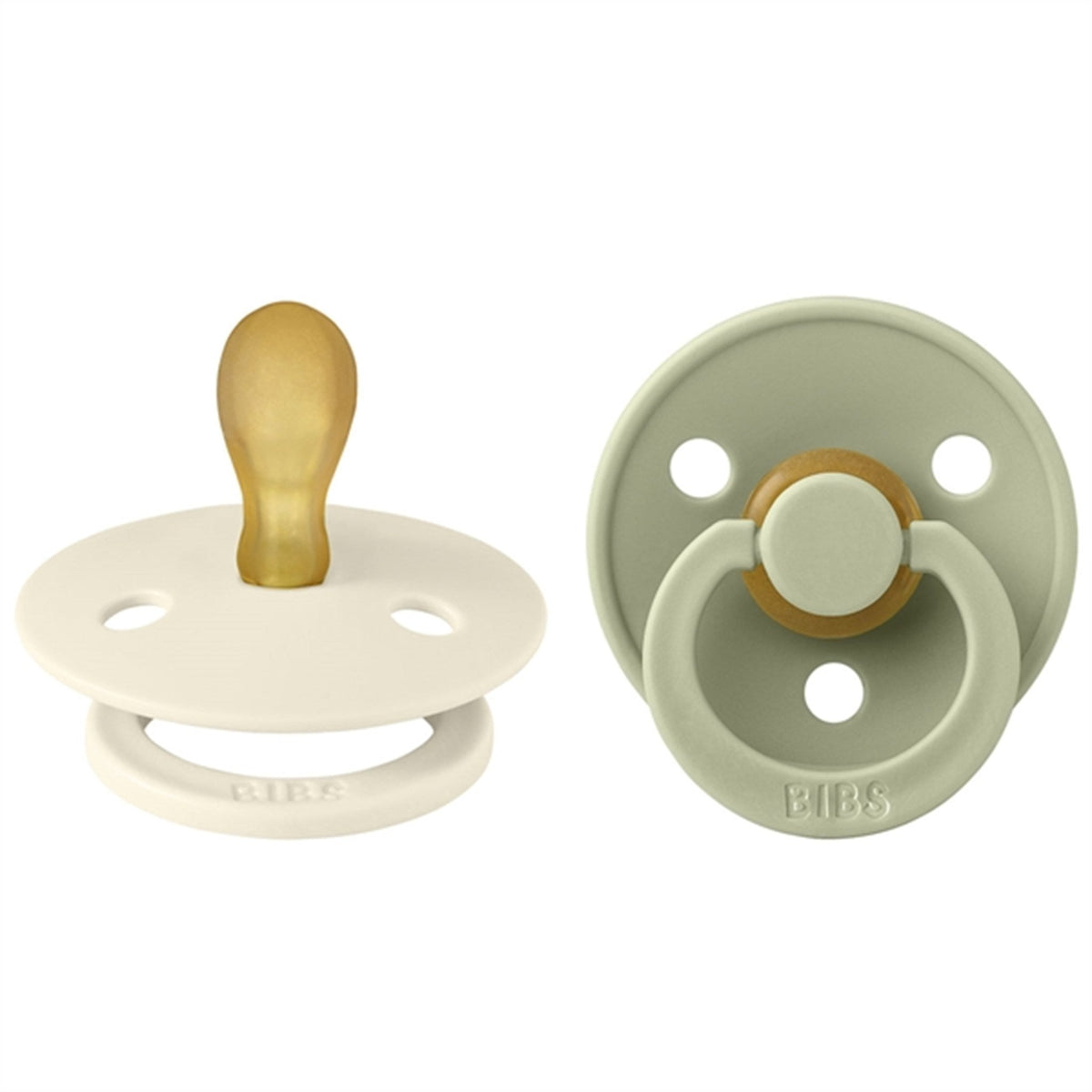 Bibs Colour Latex Symmetriske Sutter 2-pak Ivory/Sage