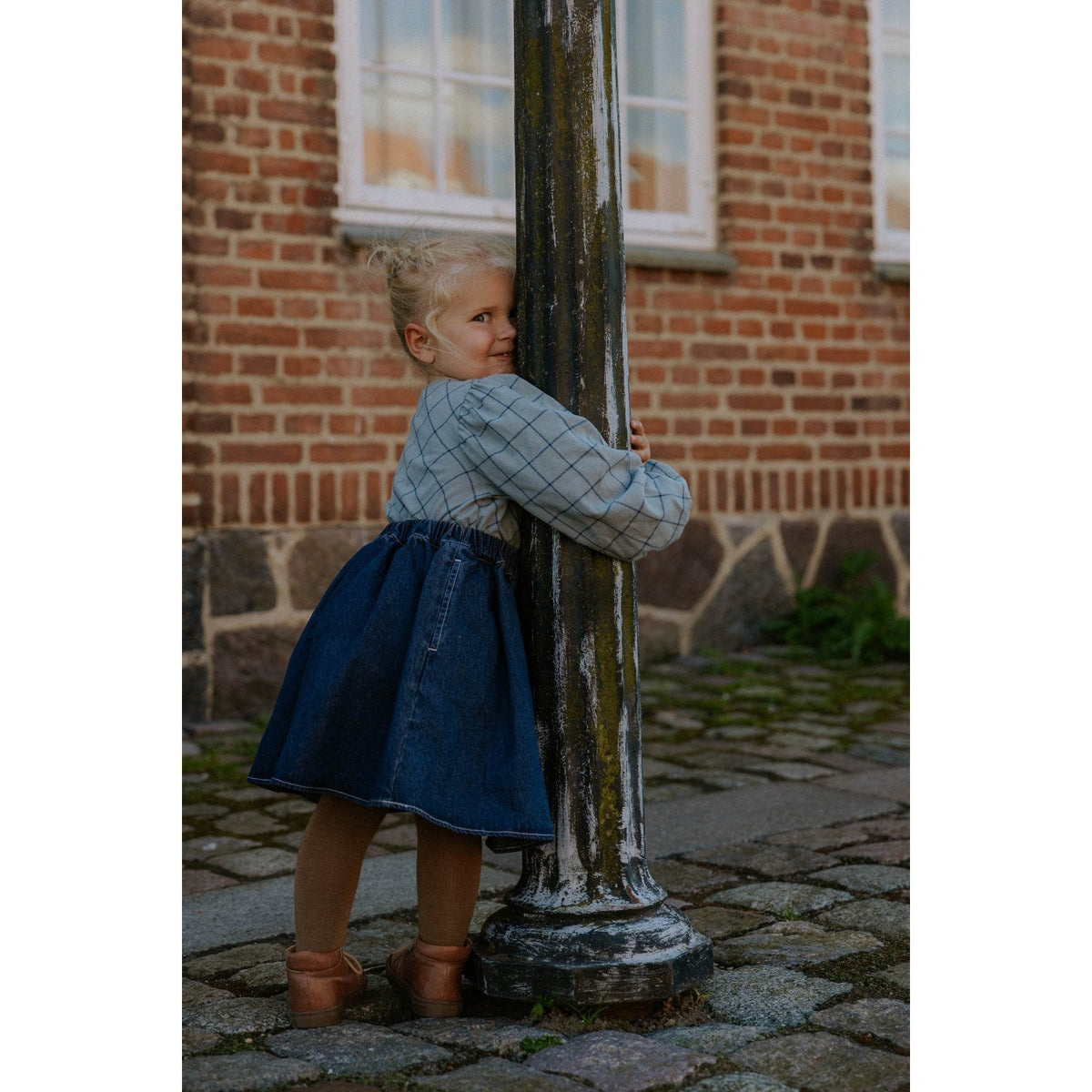 Fliink Dark Denim Blue Don Denim Nederdel
