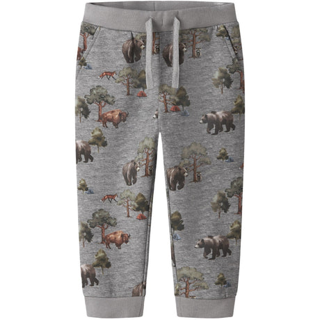 Name It Grey Melange Nmmolin Nreg Sweat Bukser Bru Box