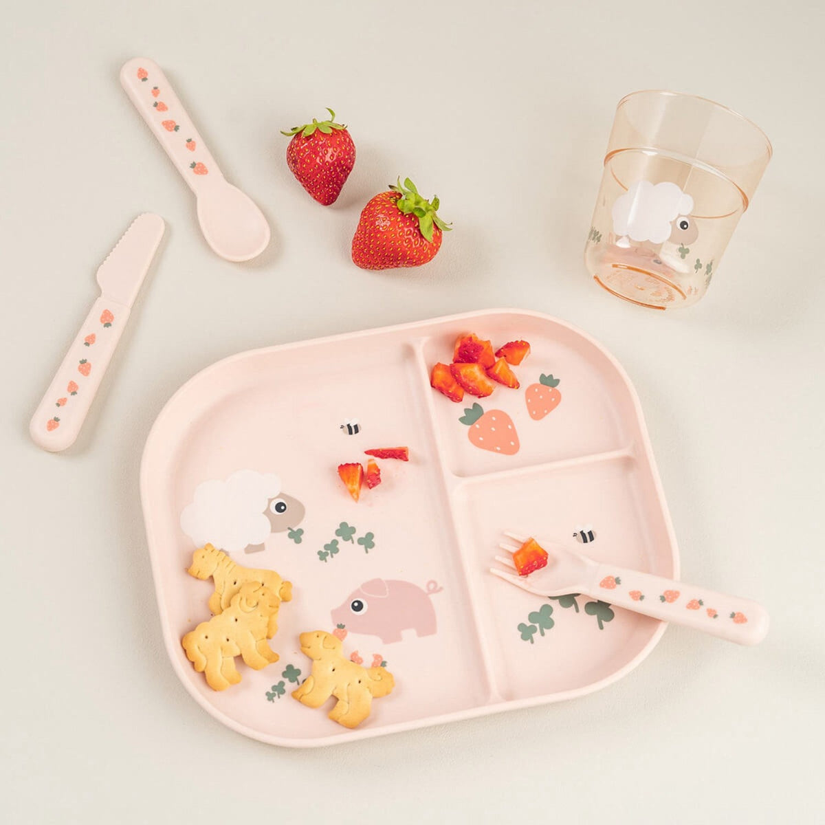 DonebyDeer Pudder Foodie Bestiksæt Tiny farm Pudder