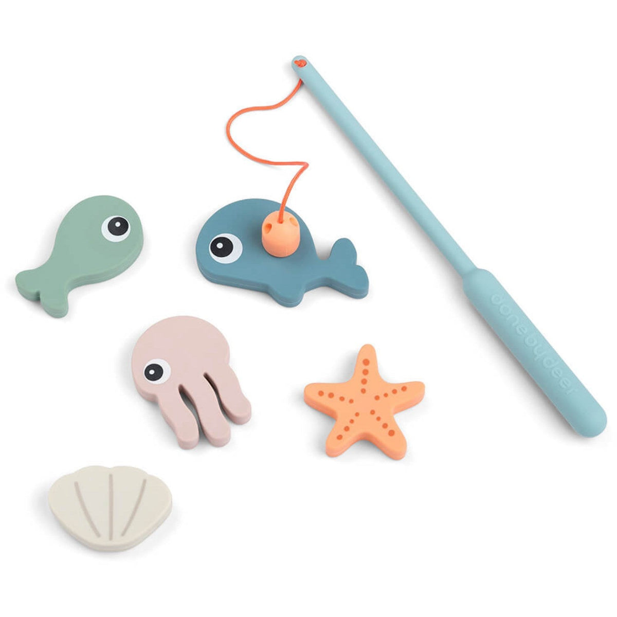 DonebyDeer Farvemix Bade- og fiskelegetøj Sea friends