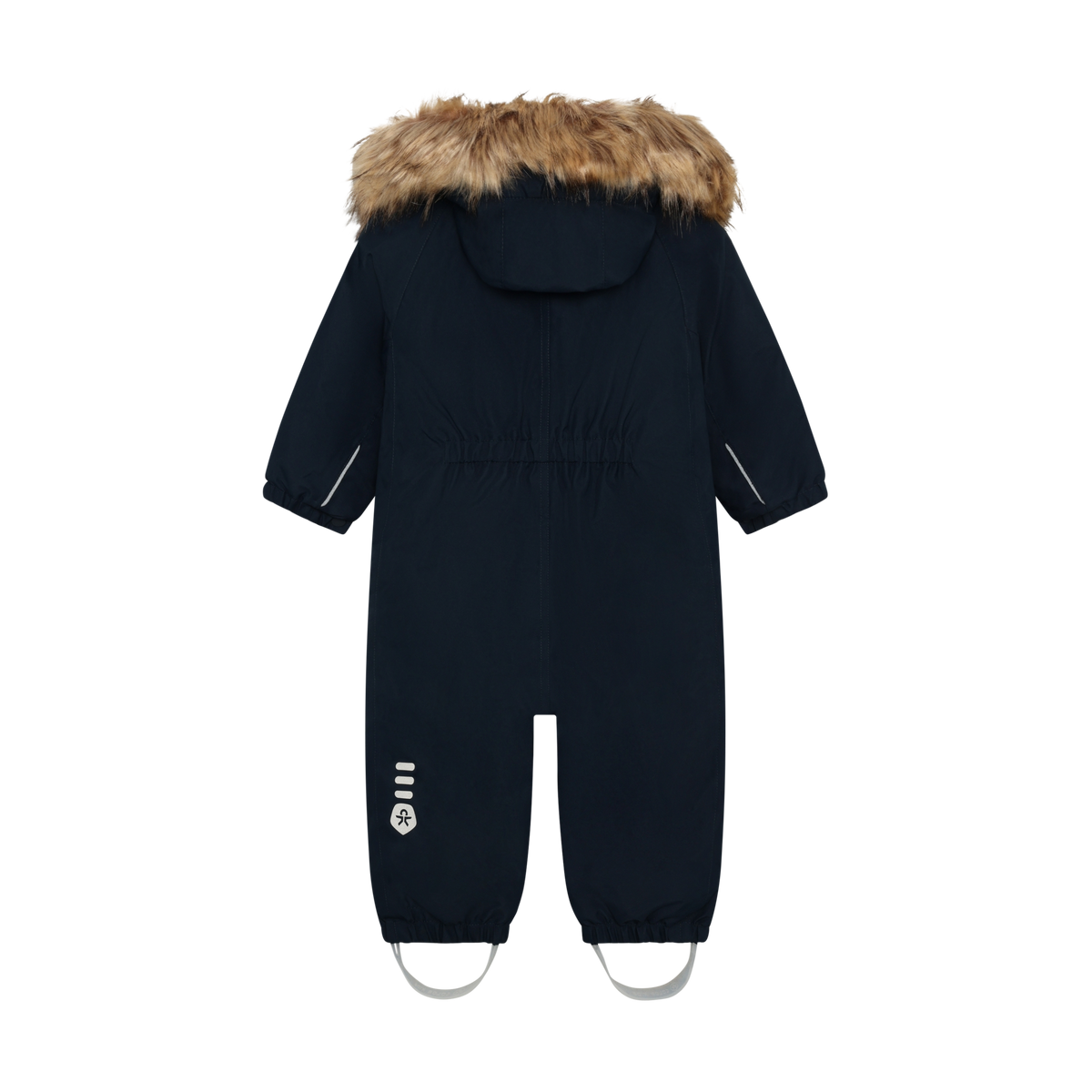 Baby Coverall W. Fake Fur - Total Eclipse