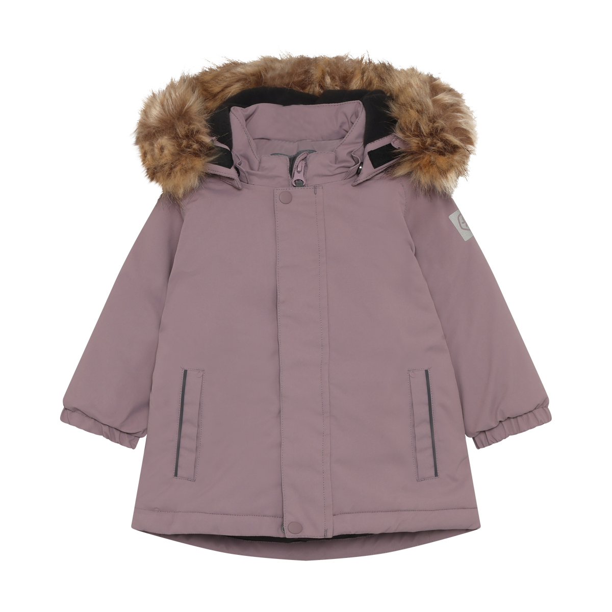 Baby Parka W. Fake Fur - Toadstool