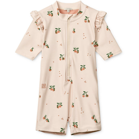 LIEWOOD Peach / Sea Shell Amel Printed Badeheldragt