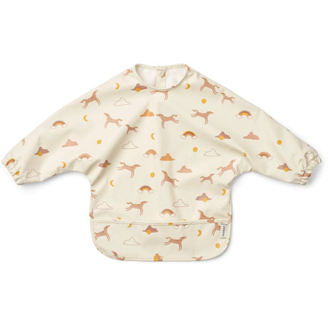 LIEWOOD Dream / Ecru Merle Printed Cape Forklæde