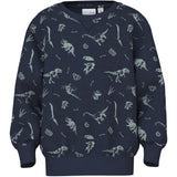 Name It Navy Blazer Dino World Nmmvimo Ls Nreg Aop Sweat Bru