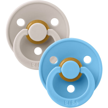 Bibs Mushroom/Breeze Sut Colour 2 Pack Latex