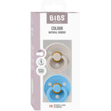 Bibs Mushroom/Breeze Sut Colour 2 Pack Latex