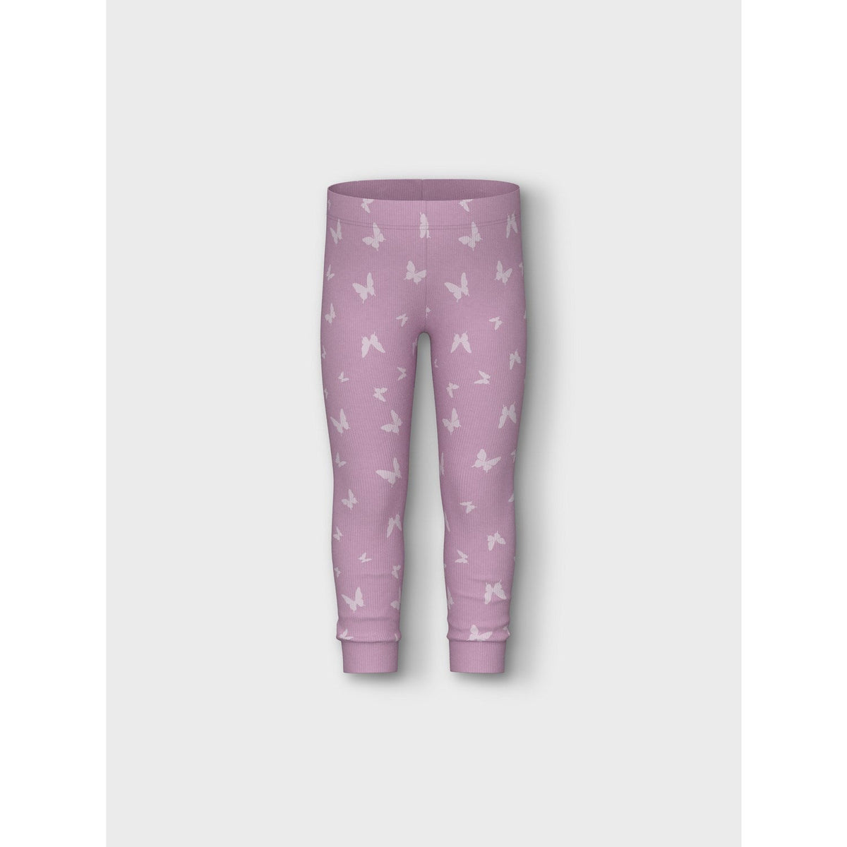 Name It Pink Lavender Pyjamas Pink Butterfly Rib Noos