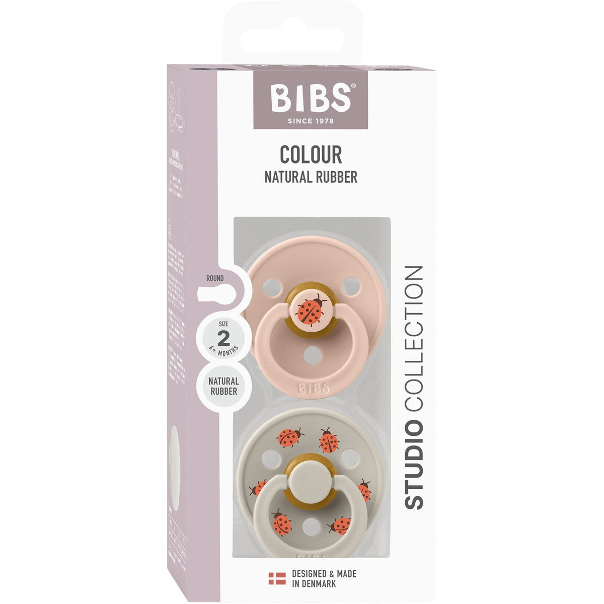 Bibs Blush Mix Sut Studio Colour Ladybug Latex 2-Pak