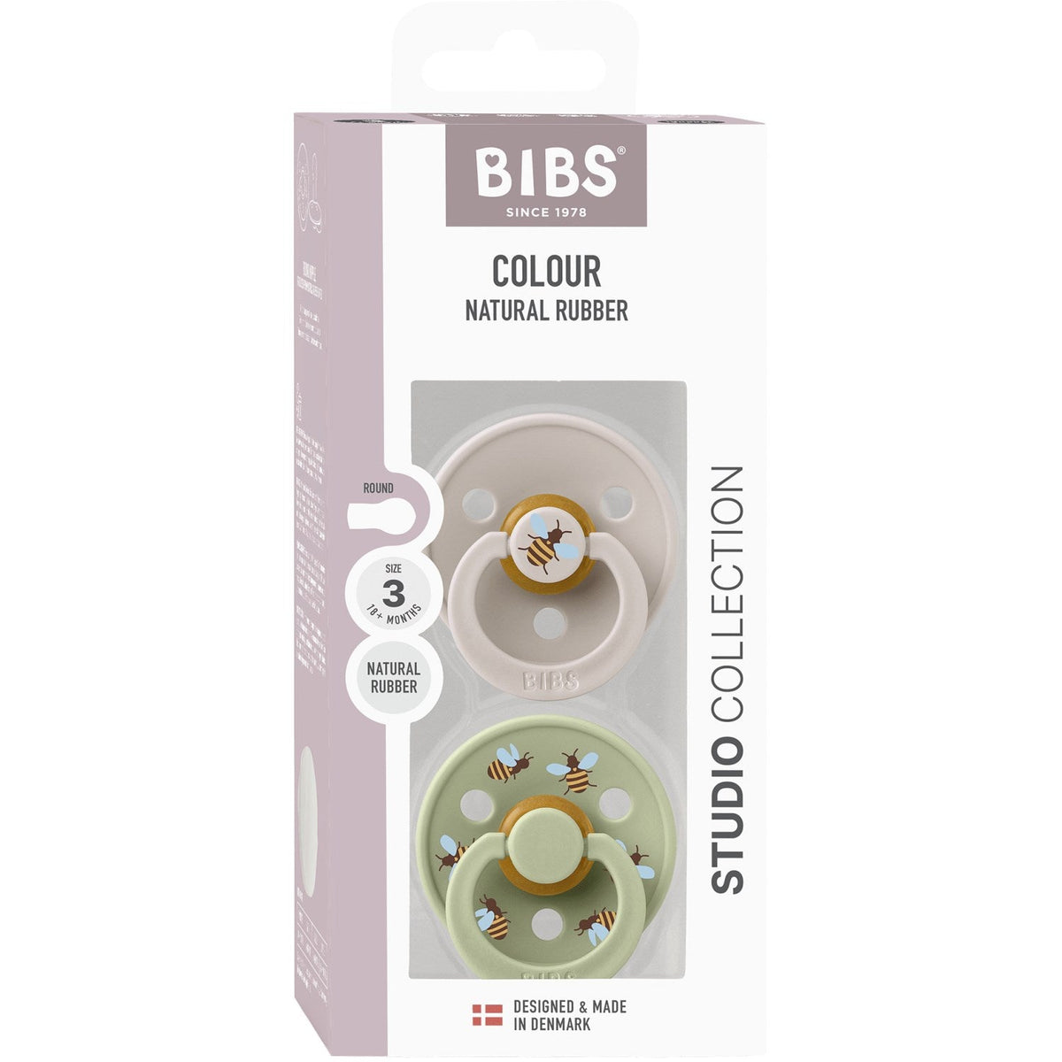 Bibs Mushroom Mix Sut Studio Colour Bumblebee Latex 2-Pak
