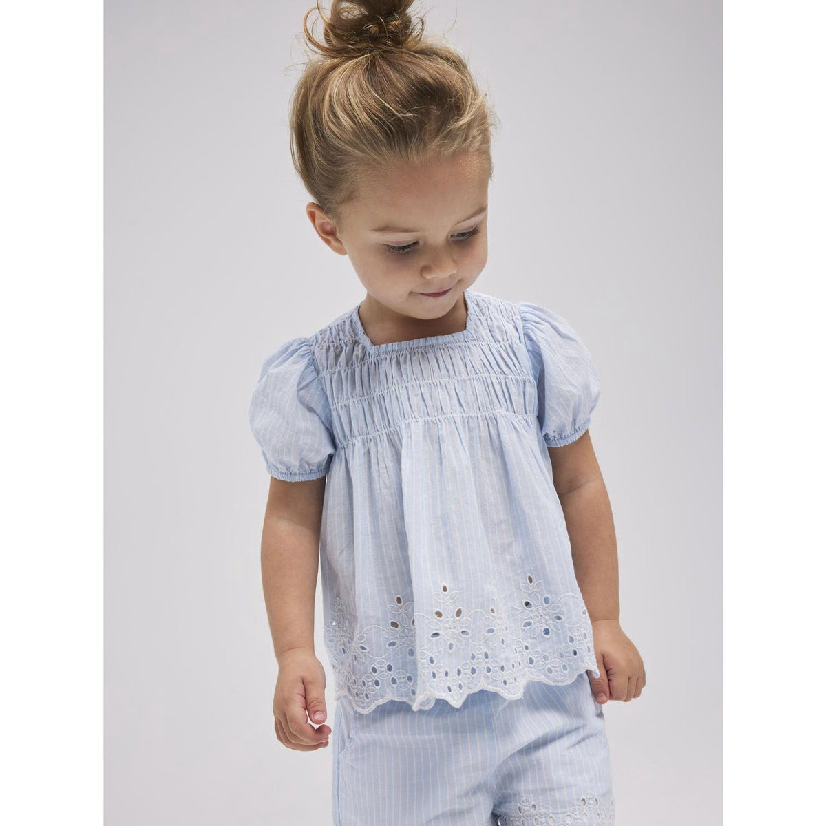 Name It Chambray Blue Fesinne Bluse