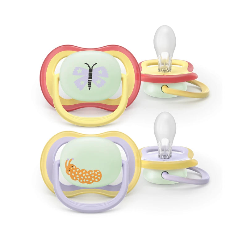 Philips Avent ultra air sutter nat - 0-6mdr - "Sommerfugl/Larve"