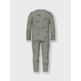 Name It Agave Green Pyjamas Agave Green Dino Rib Noos