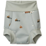 Liewood Valentin Nappy Badebukser Vehicles/Dove Blue
