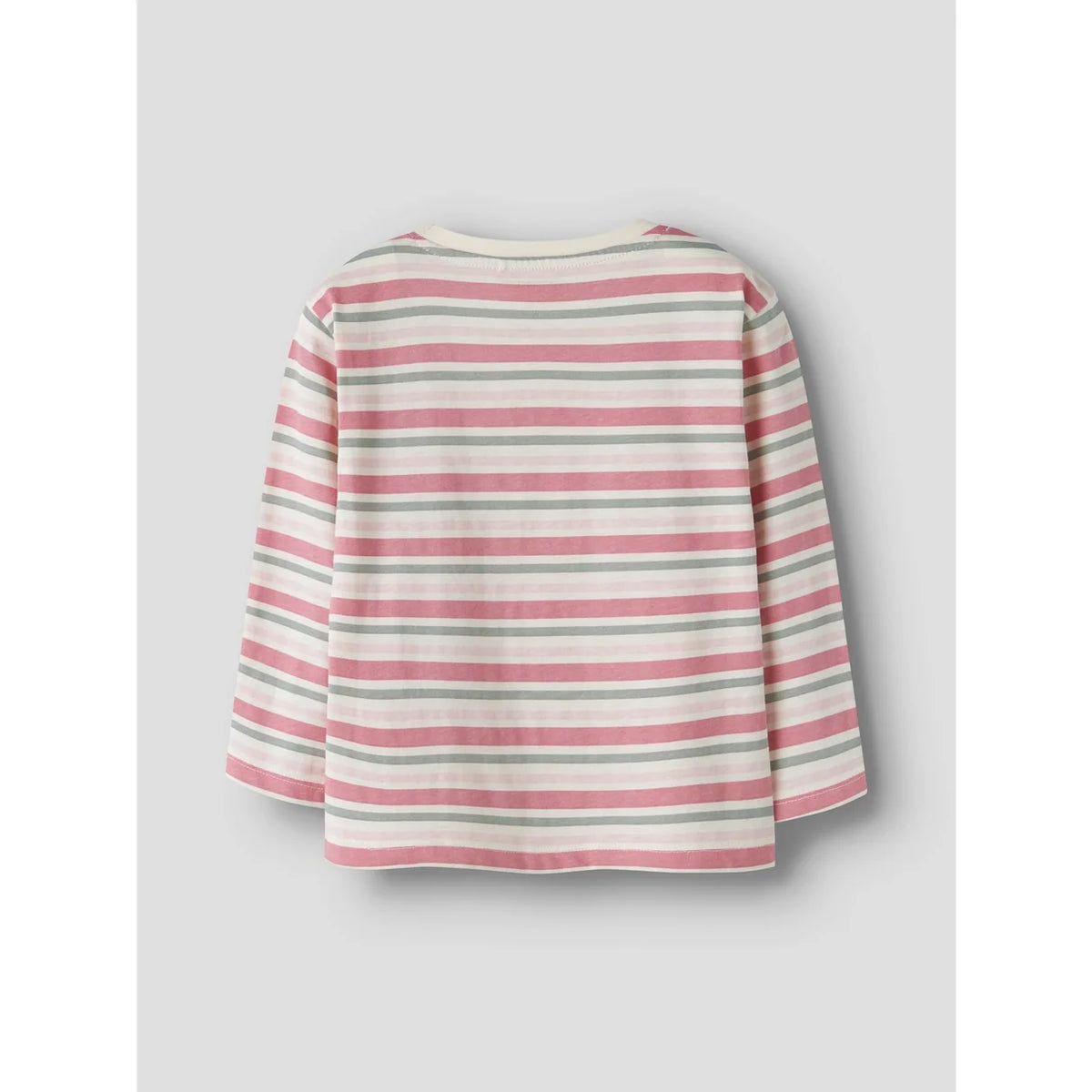 Name It Antique White Pink & Green Nmfvelda Ls Nreg Top