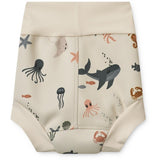 Liewood Valentin Nappy Badebukser Sea Creature/Sandy