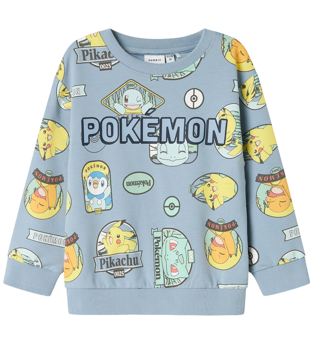 Name It nmmpjazy pokemon nreg sweat unb sky Dusty Blue 336