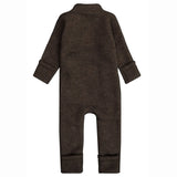 Mikk-Line ulddragt - Dark Brown Melange ""