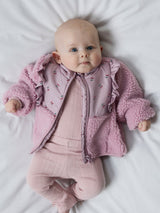 Nameit teddyjakke NBFMINNA SHERPA JACKET - Keepsake Lilac