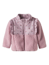 Nameit teddyjakke NBFMINNA SHERPA JACKET - Keepsake Lilac