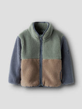 Name it teddyjakke - NMMMIMBA SHERPA JACKET - Chinois Green