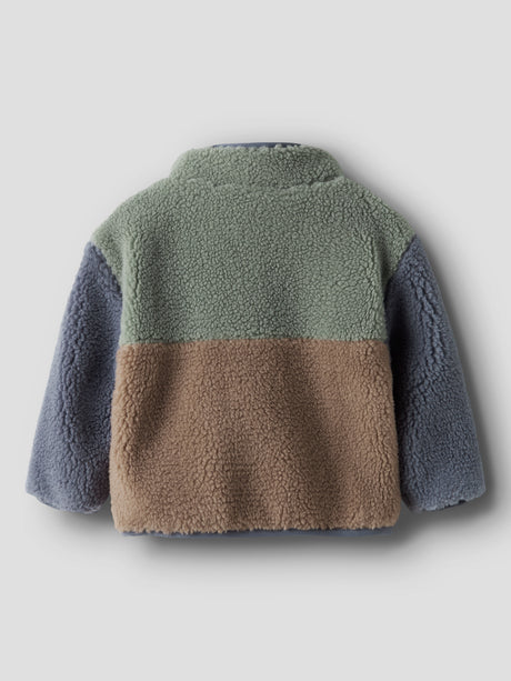 Name it teddyjakke NBMMIMBA SHERPA JACKET - Chinois Green