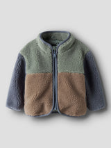 Name it teddyjakke NBMMIMBA SHERPA JACKET - Chinois Green