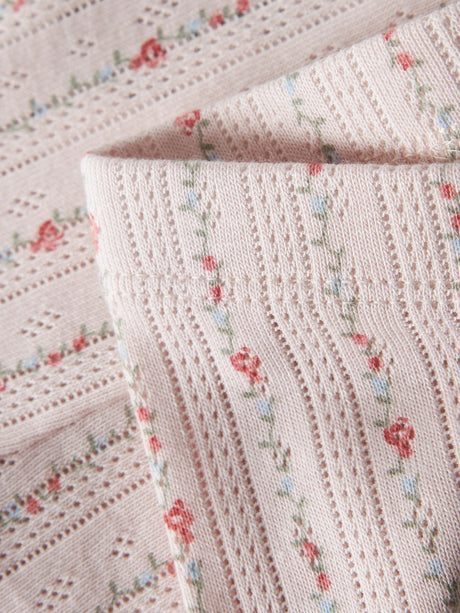 NBFRACHELLO RIA SLIM LEGGINGS LIL - Morganite FLOWER "256"