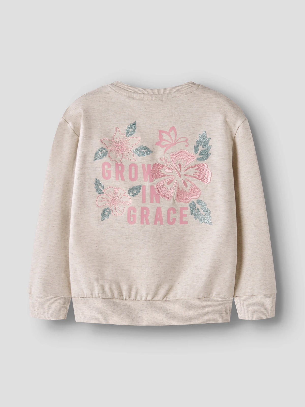 Name It - nmfheja ls nreg sweat box unb peyote melange "131"