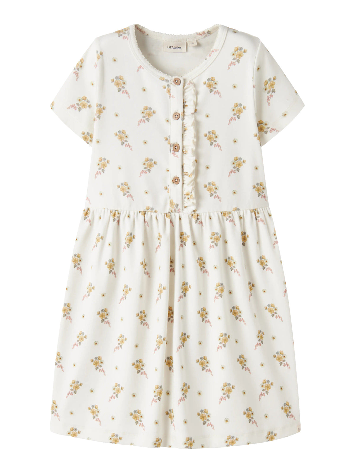 NMFGAYO SMI SS DRESS LIL - Coconut Milk FLOWER "29"