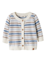 NBMHITO LS KNIT CARD LIL - Coconut Milk DUSTY BLUE "259"