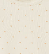 Lil´Atelier Bluse - Rib - NmfGago - Noos - TurtleDove Heart