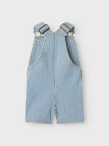 Lil'Atelier - nbmhalfdan shorts overall zen blue/coconut "214"