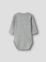 Name It - nbnbanks ls body gray melange / cloud danc "rest"