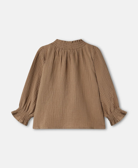 Fliink PACO LS BLOUSE - PINE BARK
