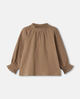 Fliink PACO LS BLOUSE - PINE BARK