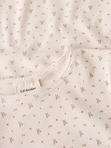 Lil'Atelier Nattøj - Gago - Almost Mauve FLOWERS