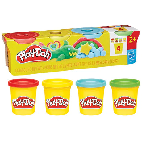Play-Doh 4 Pack 340 g - Classic