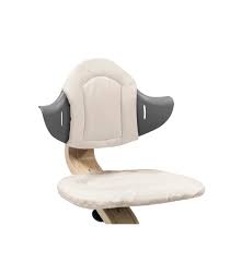 Nomi by Evomove Highchair Cushion Sand/ Pale Pink