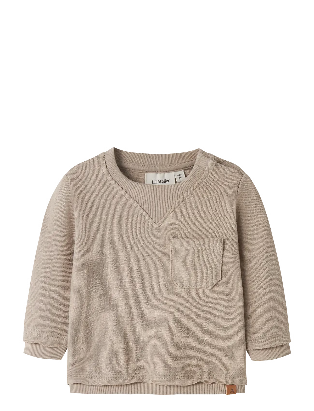 Lil´ Atelier - nbmdias ls nr sweat lil oxford tand "257"