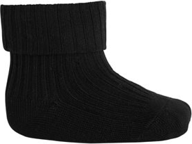 MP 589 Wool Socks Rib 08 Black